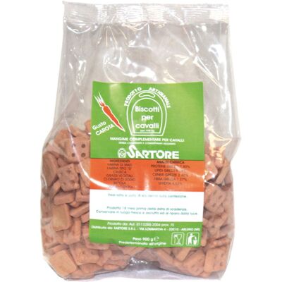 SARTORE Biscotti Per Cavalli Al Gusto Carota Senza Zucchero, Coloranti E O.g.m. Completamente Naturali 900g SARTORE Biscotti Per Cavalli Al Gusto Carota Senza Zucchero, Coloranti E O.g.m. Completamente Naturali 900g
