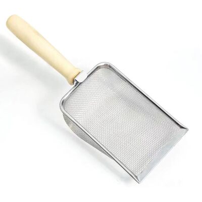 OEM Paletta Per Lettiera Per Gatti A Pori Fini, Paletta Per Lettiera A Particelle Piccole, Paletta In Acciaio Inox Per Sabbia Fine, 1,5 Mesh/16 Mesh (adatta Per Sabbia Fine 0,8-1,2) OEM Paletta Per Lettiera Per Gatti A Pori Fini, Paletta Per Lettiera A Particelle Piccole, Paletta In Acciaio Inox Per Sabbia Fine, 1,5 Mesh/16 Mesh (adatta Per Sabbia Fine 0,8-1,2)