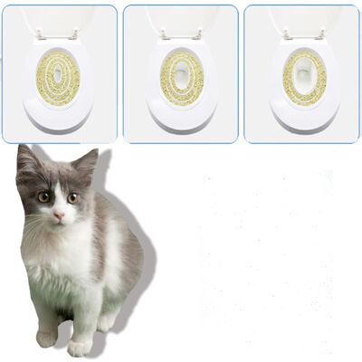 OEM Sistema Di Addestramento Per Gatti All'uso Del Wc, Lettiera, Sistema Di Addestramento Per Abituare Il Gatto Al Wc OEM Sistema Di Addestramento Per Gatti All'uso Del Wc, Lettiera, Sistema Di Addestramento Per Abituare Il Gatto Al Wc