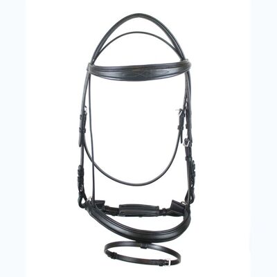 TATTINI Cob, Marrone: Briglia Inglese In Cuoio Con Frontalino Sagomato E Capezzina Imbottiti Completa Di Redini In Gomma TATTINI Cob, Marrone: Briglia Inglese In Cuoio Con Frontalino Sagomato E Capezzina Imbottiti Completa Di Redini In Gomma