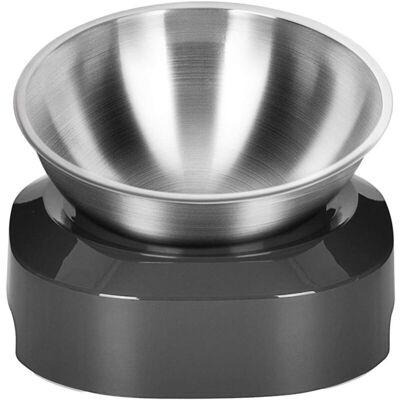 OEM Ciotola Per Cibo E Acqua In Acciaio Inox Per Cani E Gatti, Inclinata Di 15 Gradi, Realizzata In Materiale Per Uso Alimentare, Antiscivolo E A Prova Di Perdite - Crezuo OEM Ciotola Per Cibo E Acqua In Acciaio Inox Per Cani E Gatti, Inclinata Di 15 Gradi, Realizzata In Materiale Per Uso Alimentare, Antiscivolo E A Prova Di Perdite - Crezuo
