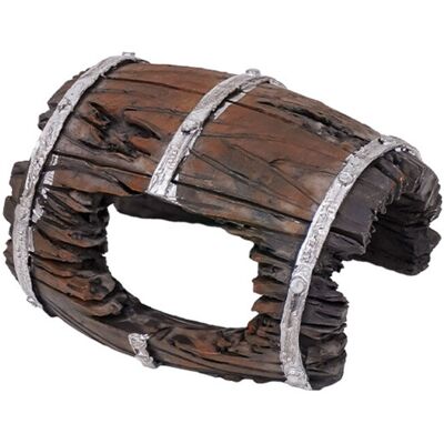 OEM Ornamenti Per Acquario, Barili In Miniatura Patinati, -1 OEM Ornamenti Per Acquario, Barili In Miniatura Patinati, -1