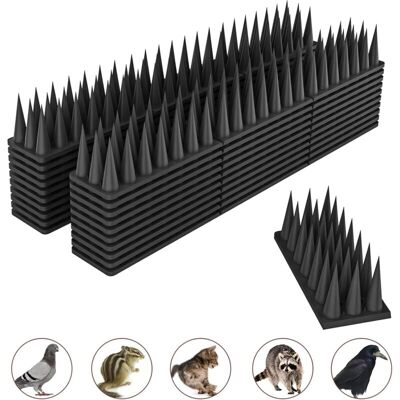 OEM Punte Anti-piccioni, Anti-piccioni Per Balconi, Kit Repellente Per Gatti, Repellente Per Uccelli (corvi, Passeri, Gatti) 20 Pezzi, Nero OEM Punte Anti-piccioni, Anti-piccioni Per Balconi, Kit Repellente Per Gatti, Repellente Per Uccelli (corvi, Passeri, Gatti) 20 Pezzi, Nero