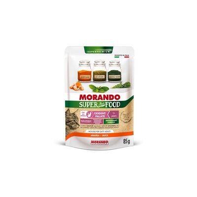 MARCA Cibo Gatto Morando S/food Exigent 85 G Anatra 24 Pz MARCA Cibo Gatto Morando S/food Exigent 85 G Anatra 24 Pz