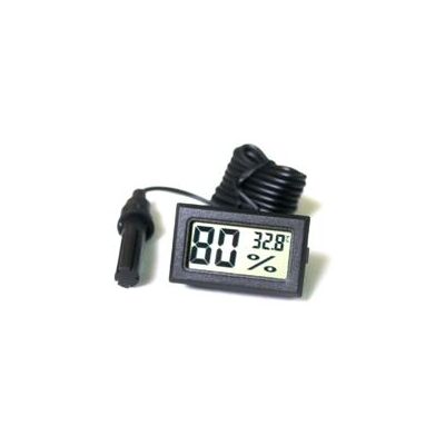 OEM Termometro Igrometro Digitale Lcd Integrato Con Sonda Esterna Per Incubatrice, Acquario, Pollame E Rettili, Nero-crezuo OEM Termometro Igrometro Digitale Lcd Integrato Con Sonda Esterna Per Incubatrice, Acquario, Pollame E Rettili, Nero-crezuo