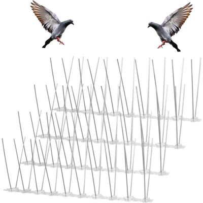 OEM Dissuasore Anti-piccioni In Acciaio Inox, 1 M, 4 File, Per Balconi, Flessibile E Preassemblato, Per Allontanare Passeri, Rondini, Corvi, Gatti... OEM Dissuasore Anti-piccioni In Acciaio Inox, 1 M, 4 File, Per Balconi, Flessibile E Preassemblato, Per Allontanare Passeri, Rondini, Corvi, Gatti...