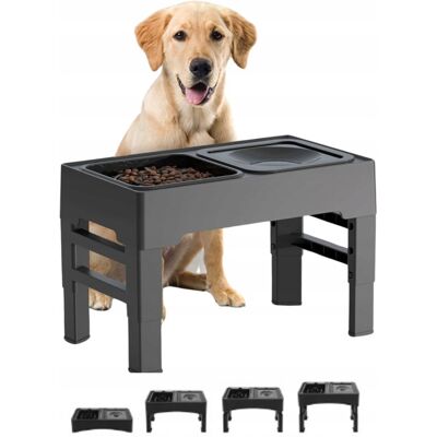 OEM Ciotola Per Cani, Altezza Regolabile, Con Supporto, Doppia, Anti-schizzo, 2 In 1 OEM Ciotola Per Cani, Altezza Regolabile, Con Supporto, Doppia, Anti-schizzo, 2 In 1
