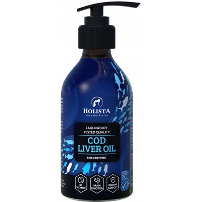 OEM Olio Per Cani E Gatti Holista Olio Di Fegato Di Merluzzo Olio Di Fegato Di Merluzzo 500 Ml OEM Olio Per Cani E Gatti Holista Olio Di Fegato Di Merluzzo Olio Di Fegato Di Merluzzo 500 Ml
