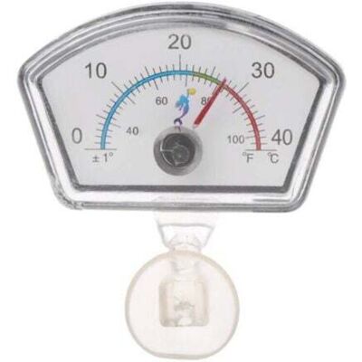 OEM Termometro Per Acquario E Rettili Con Indicatore Di Temperatura Da 0 A 40 Gradi Celsius, Ventosa Con Quadrante, Elegante, Pratico E Professionale. OEM Termometro Per Acquario E Rettili Con Indicatore Di Temperatura Da 0 A 40 Gradi Celsius, Ventosa Con Quadrante, Elegante, Pratico E Professionale.