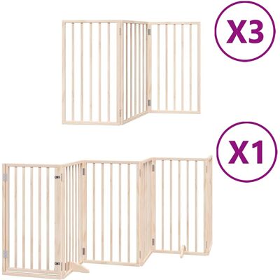 MAISON EXCLUSIVE - Cancello Per Cani Porta Pieghevole 15 Pannelli 750 Cm In Pioppo MAISON EXCLUSIVE - Cancello Per Cani Porta Pieghevole 15 Pannelli 750 Cm In Pioppo