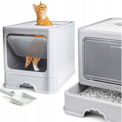 OEM Lettiera Per Gatti Con Cassetto Chiuso Lettiera Grande Coperta Pala Per Wc OEM Lettiera Per Gatti Con Cassetto Chiuso Lettiera Grande Coperta Pala Per Wc