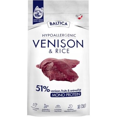 OEM Baltica Cinghiale Adulto Ipoallergenico E Riso 3 Kg Cervo E Riso S OEM Baltica Cinghiale Adulto Ipoallergenico E Riso 3 Kg Cervo E Riso S