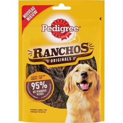 Pedigree Ranchos Originals - Premi Ricchi Di Carne Per Cani - Dolcetti Al Pollo - Teneri E Gustosi - 7 Bustine Da 70 G Pedigree Ranchos Originals - Premi Ricchi Di Carne Per Cani - Dolcetti Al Pollo - Teneri E Gustosi - 7 Bustine Da 70 G