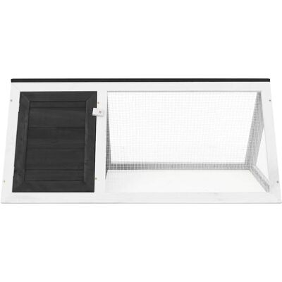 MAISON EXCLUSIVE - Conigliera In Legno Grigia MAISON EXCLUSIVE - Conigliera In Legno Grigia