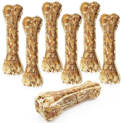 OEM Set Di 7 Ossa Di Coniglio Mersjo Con Prebiotici 10 Cm - Per Cuccioli E Anziani OEM Set Di 7 Ossa Di Coniglio Mersjo Con Prebiotici 10 Cm - Per Cuccioli E Anziani