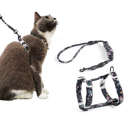 Zone Pettorina E Guinzaglio Regolabili Per Gatti (120 Cm, Nero, Taglia S) Per Gatti, Cani Di Piccola Taglia, In Nylon, Per Cuccioli, Gattini E Piccoli Animali Domestici - Sotto I 3 Kg Zone Pettorina E Guinzaglio Regolabili Per Gatti (120 Cm, Nero, Taglia S) Per Gatti, Cani Di Piccola Taglia, In Nylon, Per Cuccioli, Gattini E Piccoli Animali Domestici - Sotto I 3 Kg