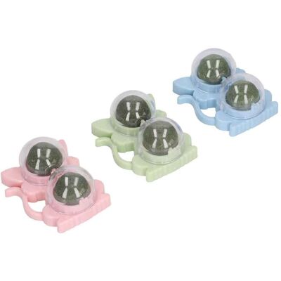 OEM Set Di 3 Palline Rotanti All'erba Gatta Da Leccare, Per Alleviare Il Fastidio E Favorire La Digestione. Giocattolo Commestibile All'erba Gatta. OEM Set Di 3 Palline Rotanti All'erba Gatta Da Leccare, Per Alleviare Il Fastidio E Favorire La Digestione. Giocattolo Commestibile All'erba Gatta.