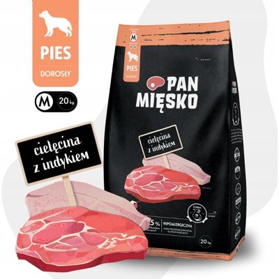 OEM Mr. Meat, Cibo Secco Per Cani, Vitello, Tacchino, Verdure, Per Razze Di Taglia Media, Confezione Da 20 Kg. OEM Mr. Meat, Cibo Secco Per Cani, Vitello, Tacchino, Verdure, Per Razze Di Taglia Media, Confezione Da 20 Kg.