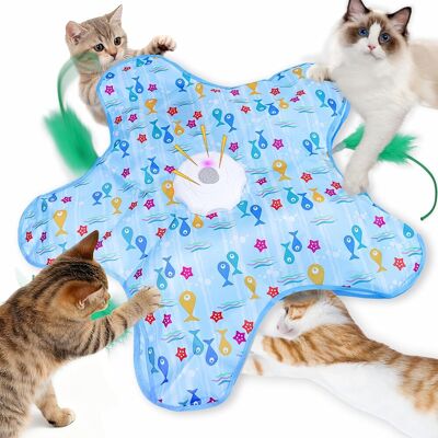 OEM Giocattolo Interattivo Per Gatti, Ricaricabile E Silenzioso, Gioco Di Caccia Per Gatti, Con 3 Piume Sostituibili OEM Giocattolo Interattivo Per Gatti, Ricaricabile E Silenzioso, Gioco Di Caccia Per Gatti, Con 3 Piume Sostituibili