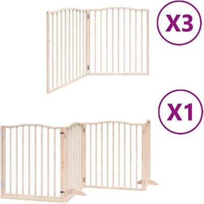 MAISON EXCLUSIVE - Cancello Per Cani Porta Pieghevole 10 Pannelli 800 Cm In Pioppo MAISON EXCLUSIVE - Cancello Per Cani Porta Pieghevole 10 Pannelli 800 Cm In Pioppo