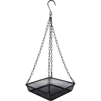 OEM Vassoio Per Mangiatoia Per Uccelli Sospeso Porta Semi Quadrato In Rete Metallica Da 6,7 pollici, Mangiatoie In Rete Metallica Resistente Con Catene Per Attirare Varie Specie Di Uccelli Selvatici OEM Vassoio Per Mangiatoia Per Uccelli Sospeso Porta Semi Quadrato In Rete Metallica Da 6,7 pollici, Mangiatoie In Rete Metallica Resistente Con Catene Per Attirare Varie Specie Di Uccelli Selvatici