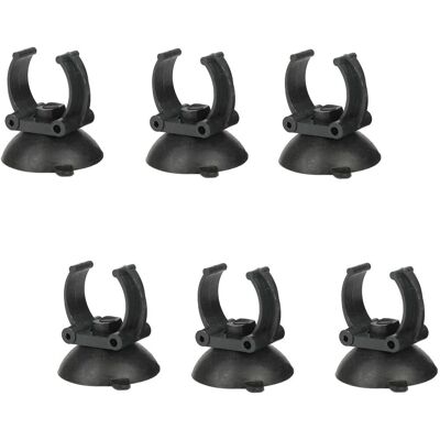 OEM Ventosa Universale Per Acquario - Confezione Da 6 - Adatta Per Riscaldatori/luci/tubi Idromassaggio OEM Ventosa Universale Per Acquario - Confezione Da 6 - Adatta Per Riscaldatori/luci/tubi Idromassaggio
