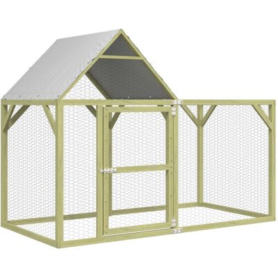 MAISON EXCLUSIVE - Pollaio 200x100x150 Cm Legno Massello Di Pino Impregnato MAISON EXCLUSIVE - Pollaio 200x100x150 Cm Legno Massello Di Pino Impregnato