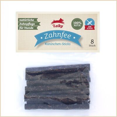 OEM Bastoncini Di Carne Di Coniglio 8 Pezzi Prelibatezza Dentale Pulisce I Denti E Rinforza Le Gengive Leiky Zahnfee OEM Bastoncini Di Carne Di Coniglio 8 Pezzi Prelibatezza Dentale Pulisce I Denti E Rinforza Le Gengive Leiky Zahnfee