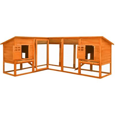 MAISON EXCLUSIVE - Conigliera Per Esterni Marrone In Legno Massello Abete MAISON EXCLUSIVE - Conigliera Per Esterni Marrone In Legno Massello Abete