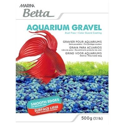 MARINA Betta Gravel Triton Blue 500 G - MARINA Betta Gravel Triton Blue 500 G -