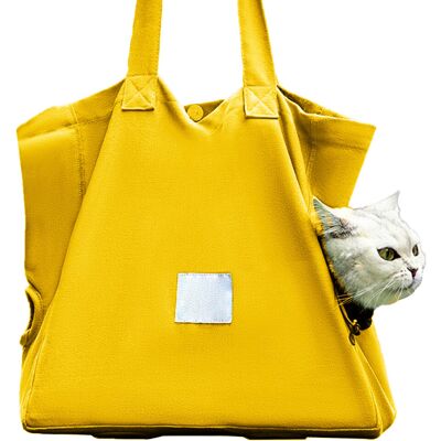 OEM Borsa A Tracolla Grande Per Animali Domestici - Gialla OEM Borsa A Tracolla Grande Per Animali Domestici - Gialla
