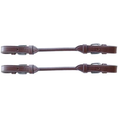 TATTINI Taglia Unica, Marrone: Ponti Per Pelham In Cuoio Con Fibbie In Acciaio Inox TATTINI Taglia Unica, Marrone: Ponti Per Pelham In Cuoio Con Fibbie In Acciaio Inox