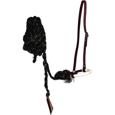 SARTORE Set Bosal In Cuoio E Mecate In Crine Con Capezzina In Cuoio E Rawhide Intrecciata SARTORE Set Bosal In Cuoio E Mecate In Crine Con Capezzina In Cuoio E Rawhide Intrecciata