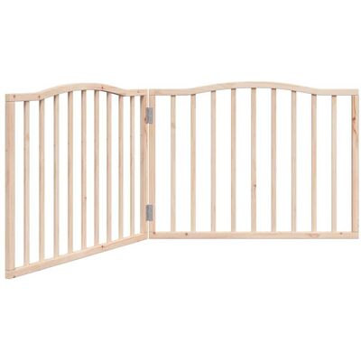 HELLOSHOP26 Cancelletto Di Sicurezza Pieghevole Per Cani 2 Pannelli 160 Cm Legno Di Pioppo Marrone 020023040 HELLOSHOP26 Cancelletto Di Sicurezza Pieghevole Per Cani 2 Pannelli 160 Cm Legno Di Pioppo Marrone 020023040