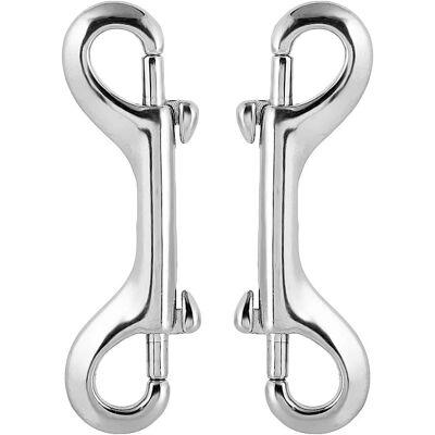 OEM Moschettone Doppio, Moschettone A Vite, Catena, Moschettone A Molla, Fibbia Per Guinzaglio Per Cani, Alpinismo, Campeggio Per Famiglie, Argento Lucido 90mm, 2 Pezzi OEM Moschettone Doppio, Moschettone A Vite, Catena, Moschettone A Molla, Fibbia Per Guinzaglio Per Cani, Alpinismo, Campeggio Per Famiglie, Argento Lucido 90mm, 2 Pezzi