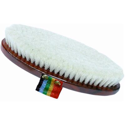 TATTINI Taglia Unica, Bianco: Spazzola Per Cavalli Con Dorso In Legno E Setole In Morbido Mohair Bianco TATTINI Taglia Unica, Bianco: Spazzola Per Cavalli Con Dorso In Legno E Setole In Morbido Mohair Bianco