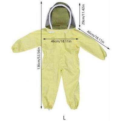 OEM Abbigliamento Da Apicoltura Per Bambini, Cotone, Maniche Lunghe, Guanti Inclusi, Protezione Di Sicurezza, Accessori Per Apicoltura, Taglia L, Giallo - Altro OEM Abbigliamento Da Apicoltura Per Bambini, Cotone, Maniche Lunghe, Guanti Inclusi, Protezione Di Sicurezza, Accessori Per Apicoltura, Taglia L, Giallo - Altro