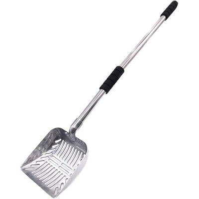 OEM Paletta Per Lettiera Per Gatti Con Manico Telescopico Lungo, Manico In Metallo (manico Nero) OEM Paletta Per Lettiera Per Gatti Con Manico Telescopico Lungo, Manico In Metallo (manico Nero)