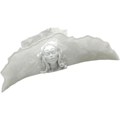 OEM Decorazione Artistica Della Statua Del Pesce Che Nasconde I Nascondigli - Bianco L OEM Decorazione Artistica Della Statua Del Pesce Che Nasconde I Nascondigli - Bianco L