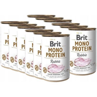 OEM Brit Mono Proteine Coniglio 12x400g OEM Brit Mono Proteine Coniglio 12x400g