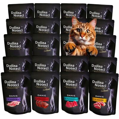 OEM Dolina Noteci Cibo Umido Per Gatti, Misto Di Gusti 20x85g Senza Cereali OEM Dolina Noteci Cibo Umido Per Gatti, Misto Di Gusti 20x85g Senza Cereali