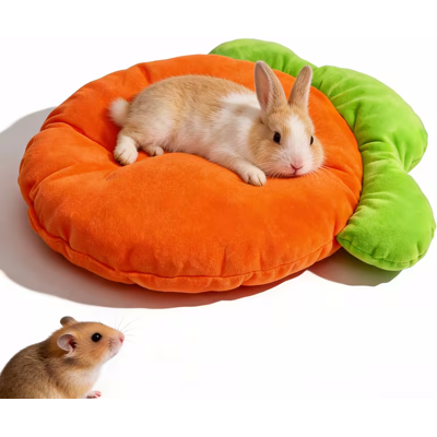 OEM Letto Per Animali Roditori E Conigli In Flanella A Carota OEM Letto Per Animali Roditori E Conigli In Flanella A Carota