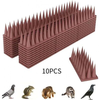 KZQ Set Di 10 Punte Anti-piccioni In Plastica, Repellente Per Gatti E Passeri Per Balconi E Finestre, Soluzione Sicura Per Gli Animali Domestici - KZQ Set Di 10 Punte Anti-piccioni In Plastica, Repellente Per Gatti E Passeri Per Balconi E Finestre, Soluzione Sicura Per Gli Animali Domestici -