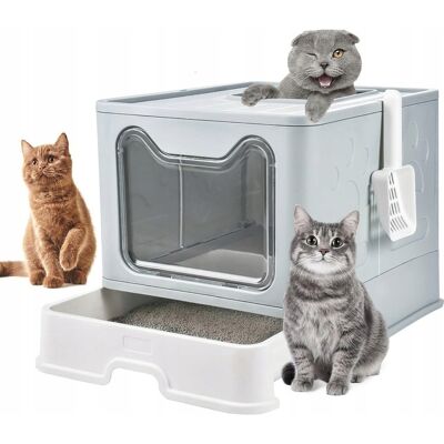 OEM Lettiera Per Gatti Di Grandi Dimensioni, Chiusa, Con Tetto, Con Serratura, Cassetto E Paletta Xxl OEM Lettiera Per Gatti Di Grandi Dimensioni, Chiusa, Con Tetto, Con Serratura, Cassetto E Paletta Xxl