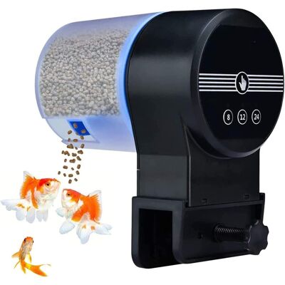 OEM Mangiatoia Automatica Per Pesci, Mangiatoia Per Acquario Con 2 Distributori Di Cibo E Coperchio, Capacità Di Alimentazione Regolabile, Timer Intelligente, Macchina Per L'Alimentazione Dei Pesci OEM Mangiatoia Automatica Per Pesci, Mangiatoia Per Acquario Con 2 Distributori Di Cibo E Coperchio, Capacità Di Alimentazione Regolabile, Timer Intelligente, Macchina Per L'Alimentazione Dei Pesci