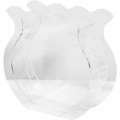 OEM Vaso Per Acquario In Acrilico Trasparente, Piccolo E Trasparente OEM Vaso Per Acquario In Acrilico Trasparente, Piccolo E Trasparente
