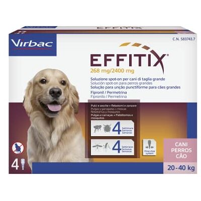 Virbac Effitix Large Per Cani 20/40 Kg Virbac Effitix Large Per Cani 20/40 Kg
