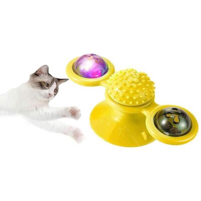 OEM Giocattolo Interattivo Per Gatti A Forma Di Mulino A Vento Rotante. OEM Giocattolo Interattivo Per Gatti A Forma Di Mulino A Vento Rotante.