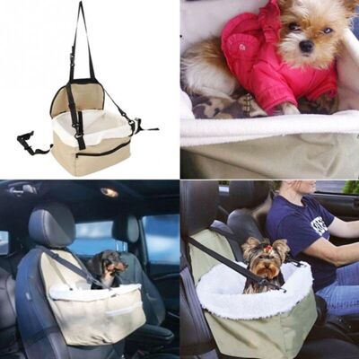 OEM Cuccia Per Cani Da Auto Impermeabile E Portatile, Seggiolino Rialzato Per Animali Domestici, Con Guinzaglio Di Sicurezza Agganciabile E Tasca Portaoggetti Con Cerniera OEM Cuccia Per Cani Da Auto Impermeabile E Portatile, Seggiolino Rialzato Per Animali Domestici, Con Guinzaglio Di Sicurezza Agganciabile E Tasca Portaoggetti Con Cerniera