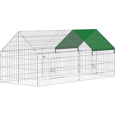 PawHut Recinto Per Conigli Con Copertura, 180 X 75 X 75 Cm. PawHut Recinto Per Conigli Con Copertura, 180 X 75 X 75 Cm.